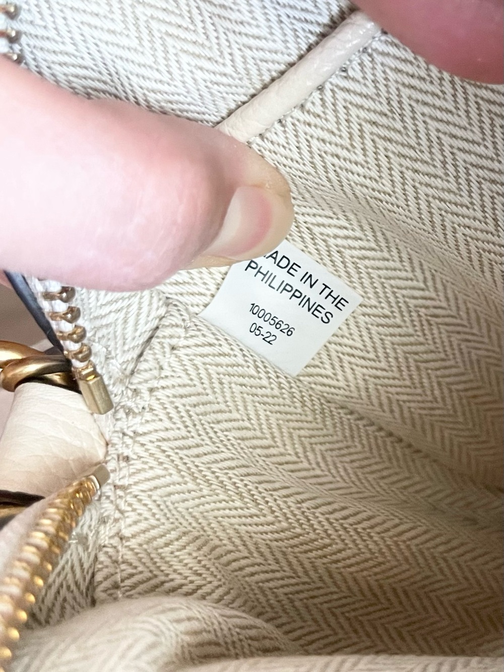 Tory Burch Cream Crossbody Bag - Picture 4 of 4